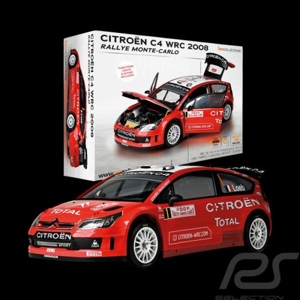 Citroën Kit C4 WRC n° 1 Sieger Rallye Monte-Carlo 2008 Loeb 1/8 Bausatz Ixo Models